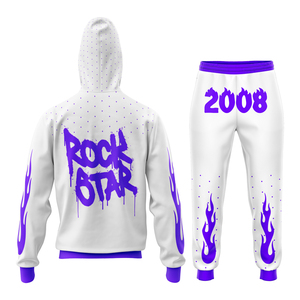 Custom Manufacturer Distressed Acid Wash Hooded <b>Jogger</b> Stack 300gsm Sun Fade <b>Oversize</b> Track Cotton Heavyweight Rhinestone Casual - Product Image 2