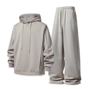 Chándal holgado de poliéster y algodón de alta calidad para correr, jersey para hombre, pantalones holgados, chándal cortavientos para hombre - Product Image 1
