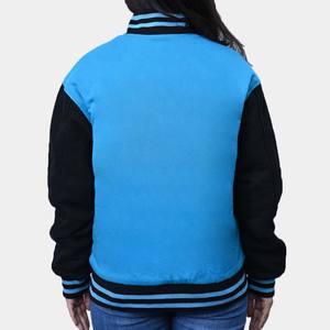 Veste universitaire pour femmes à manches longues de qualité supérieure, service OEM ODM, veste de baseball courte pour femmes, uniformes universitaires pour l'hiver - Product Image 2