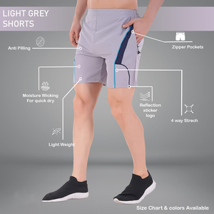 Vente en gros de shorts de gym pour homme, entraînement de compression, course à pied, fitness, jogging avec poche - Product Image 6