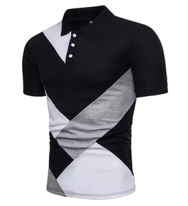 OEM 220gsm 100% algodón Unisex para camisas de punto de secado rápido que absorbe la humedad transpirable cuello camiseta a granel al por mayor personalizado - Product Image 3