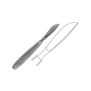 Couteau d'amputation manuel en acier inoxydable de haute qualité, instruments chirurgicaux, 26 cm / 10 1/4 - Product Image 6