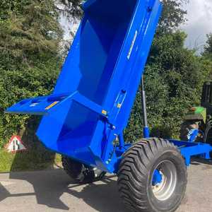 ซื้อรถพ่วงฟาร์ม 4 ล้อ 3-10 ตันคุณภาพสูงรถพ่วงรถดั๊มไฮดรอลิก 2 ล้อ - Product Image 1