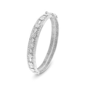 Filigrana de Plata de Ley 925 Hecha a Mano con Forma de Flor, Oro de 14K, Oro de 18K, Oro Rosa, Platino, Rodio, Incrustada con Diamantes, Elegante Oro - Product Image 2