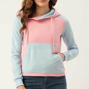 Ropa de moda Color sólido Transpirable Mujeres Sudaderas con capucha Ropa de invierno Transpirable Mujeres Sudaderas con capucha Hecho en Pakistán Mujeres Sudaderas con capucha - Product Image 1
