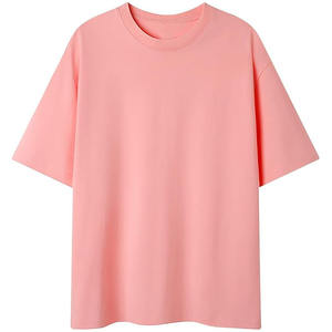 Chemises en coton pour hommes T-shirt décontracté à manches courtes et col rond Vêtements de sport unis T-shirts pour hommes - Product Image 5