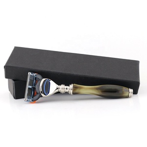 Shave Edge Manufacturer Customized Stainless Steel Handle <b>Men</b> Triple Blade Safety <b>Razor</b> for Body and Bikini Use Wholesale - Product Image 1