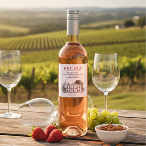 Feliza, hoa hồng khô, garnacha và tempranillo, rượu vol 11%, cấp Nhập Cảnh, 0,75lt, từ castilla La Mancha. - Product Image 1