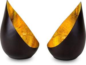 Soporte de luz votiva de hierro de pie respetuoso con el medio ambiente con elegantes pergaminos y marco duradero hecho para pasillos o entradas - Product Image 4