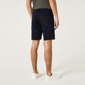 Custom High Street Style Denim Shorts Secado rápido 100% Algodón Comodidad Botón Cintura Patrón sólido Bolsillos sueltos Streetwear - Product Image 6