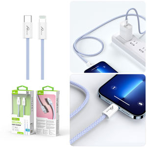 Cable USB de carga rápida tipo C de 35W para iPhone 3M, cable USB de MORADO para teléfonos móviles IOS 3M - Product Image 1