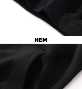 Sweat à capuche en molleton raglan surdimensionné à blocs de couleurs unisexe pour l'automne/hiver Vêtements de couple chauds et élégants - Product Image 3