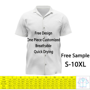 Botón transpirable Hombres Mujeres Vacaciones Playa Camisa Sol y Cactus Patrón Sublimación Imprimir Secado rápido Camisas hawaianas - Product Image 2