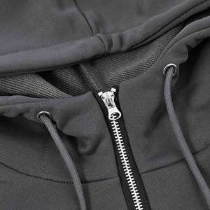 เสื้อสเวตเตอร์สไตล์ฝรั่งเศสแบบสวมหัวของผู้ชายเสื้อฮู้ดโอเวอร์ไซส์โลโก้ออกแบบได้ตามต้องการ100% - Product Image 5