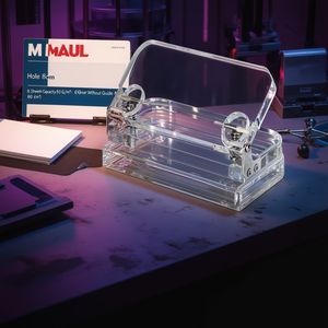 เครื่องเจาะกระดาษ MAUL 8 ซม. ความจุ 8 แผ่น (80 กรัม/ตร.ม.) ใส ไร้รางนำ - Product Image 3