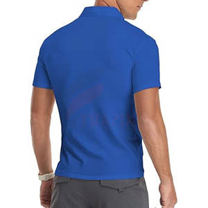 Camiseta Polo de algodón de talla grande para hombre, diseño único, nueva llegada, camisetas Polo de media cremallera, camisetas Polo de secado rápido para hombre - Product Image 3