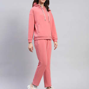 Chándales personalizados de lana de Invierno para mujer, ropa de calle de peso pesado de manga larga, chándales de algodón 100% para mujer - Product Image 4