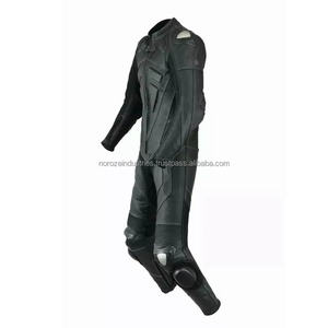 Combinaison de course en cuir pour moto, vente en gros, design personnalisé, vêtements de protection pour motards, combinaison de moto une pièce pour la course - Product Image 3