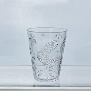 Vaso de agua acrílico plástico diseño piña - Product Image 3