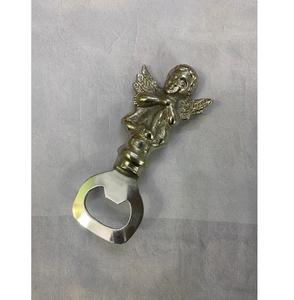 Abrebotellas de Metal con forma humana de latón AK en plata con acabado antiguo, abrebotellas atractivo para accesorios de Bar/utensilios de cocina - Product Image 1