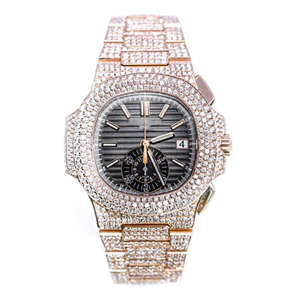 Venta al por mayor de relojes de lujo Moissanite | VVS Iced Out Skeleton Presidential Diamond Tester - Product Image 6