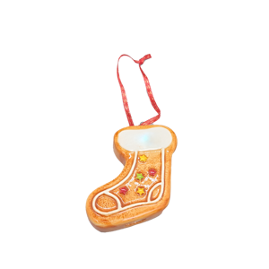 Adorno Navideño Colgante de Cerámica Clásica Win Seng, con Forma de Trineo, Esmaltado, Impreso a Todo Color, Venta al por Mayor - Product Image 1