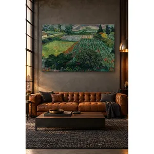 Impression sur toile Fida Van Gogh Champ de coquelicots - Product Image 2