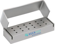 Bloc de fraise dentaire autoclavable manuel dans l'outil dentaire en métal de fraises en acier réutilisables bleues - Product Image 4