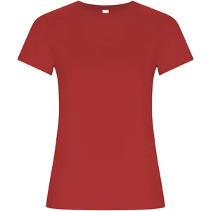 T-shirt promotionnel durable doré pour femmes, merchandising écologique - Product Image 2