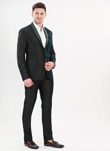 La Scoot Ensemble 2 pièces en polyester et viscose pour homme, coupe régulière, simple boutonnage, tenue de fête, respirant, anti-rides et plat - Product Image 3