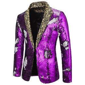 Tache personnalisation conception Blazer costume vestes 2 boutons affaires travail manteaux pour sublimation 100% polyester meilleur haut hommes Blazers - Product Image 5