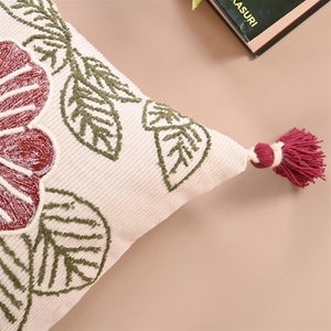 Vente en gros lot pochette cosmétique florale unisexe imprimée en bloc à main style bohème 100% fermeture à glissière avec doublure conception personnalisée - Product Image 3