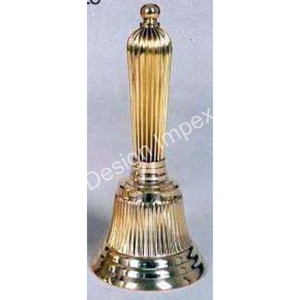 Campana de latón de calidad exclusiva con asa, suministros de fábrica, campana elegante, campana ligera de lujo para decoración navideña - Product Image 3