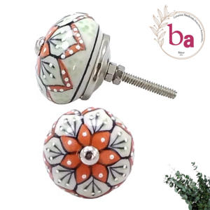 ลูกบิดเซรามิกสไตล์อุตสาหกรรมที่สวยงามสำหรับตู้ลิ้นชักตู้เสื้อผ้าห้องครัวห้องนอนกลางแจ้งห้องนั่งเล่นโรงแรมรับประทานอาหาร - Product Image 1