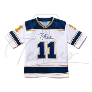 Diseña Tu Propio Estilo, Jersey de Fútbol Americano para Niños, Personalizable, Manga Corta, Talla Grande, Transpirable, de Secado Rápido para Verano - Product Image 5