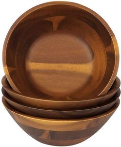 Indian Style Acacia Wood Serving <b>Bowl</b> with Most Demanded Wooden Salad <b>Bowl</b> Hot Items High Quality - Product Image 2