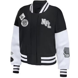 Chaqueta Universitaria de Alta Calidad a Precio de Mayoreo, Producto Totalmente Personalizado, Chaqueta Universitaria con Parche de Logotipo Personalizado para Hombre - Product Image 1