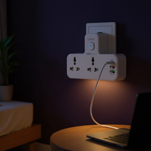 For LDNIO SC2311 20W PD QC 3.0 Fast <b>Charging</b> Socket with Night Light Multifunction UK <b>Plug</b> Charger - Product Image 3