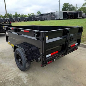 รถพ่วงเทรลเลอร์สำหรับใช้ในฟาร์มขนาด5x8ขนาด24 "มีเพลา5,200lb ข้างพร้อมเบรก - Product Image 1