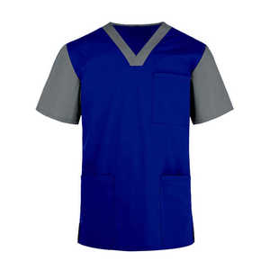 เสื้อสครับทางการแพทย์ใช้ได้ทุกเพศเสื้อพยาบาลออกแบบได้ตามต้องการสำหรับโรงพยาบาล - Product Image 2