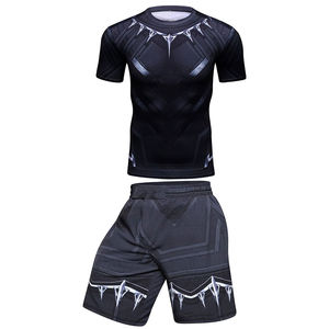 Meilleures ventes en gros MMA, créez votre propre ensemble de shorts de compression BJJ, hommes femmes Jiu Jitsu, logo personnalisé, streetwear d'hiver, uni 2 - Product Image 2