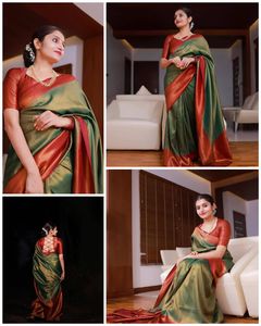 Grote Indiase Fabriek Kanjivaram <span class=keywords><strong>Tussar</strong></span> Zijden Stof <span class=keywords><strong>Saree</strong></span> Of Blouse Multi-Colour Indiaanse Traditionele Kleding Voor Feesten - Product Image 5