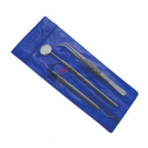 Kit de Exploración Dental de 3 Piezas, Espejo, Sonda y Explorador de Acero Inoxidable para Revisión Oral, Instrumentos Quirúrgicos Dentales - Product Image 3