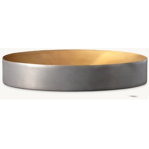 Plateau de conception en métal de forme unique de vaisselle de qualité supérieure plateaux de service de dîner de nourriture avec des tailles 7x15x7.5 pouces - Product Image 2