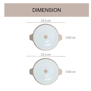 Bol mélangeur de grande capacité avec couvercle étanche pour la préparation quotidienne des repas 100% de qualité alimentaire sans BPA incassable pour micro-ondes et lave-vaisselle - Product Image 5