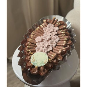 Soporte decorativo para postres de mesa de comedor, diseño antiguo, cuenco de Chocolate ovalado plateado, cuenco para servir dulces para bodas - Product Image 5