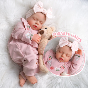Poupées Reborn en Gros Babeside – Poupée Bébé Reborn Endormie de 20 Pouces, Fille Lucy, Réaliste, Compagnon d'Émotion et de Confort - Product Image 4