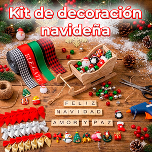 Kit di 284 Pezzi per Decorazioni Natalizie Fai-da-Te, Ornamenti e Decorazioni Artigianali Personalizzabili per l'Albero - Product Image 5