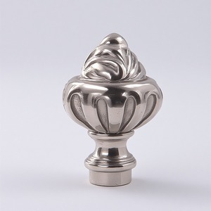 Urban Glow Single <b>Curtain</b> Pole Designed <b>With</b> Silver Metallic Surface Providing Stylish Contemporary Appeal And Durable Quality - Product Image 5