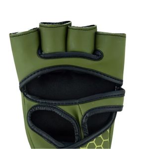 High Quality Half-finger breathable low price Oem Services Adult Heavy <b>Punching</b> Training MMA Gloves best Leather <b>Men</b> MMA Gloves - Product Image 5